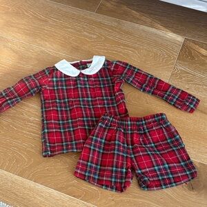 Grace & James Plaid Shirt Set